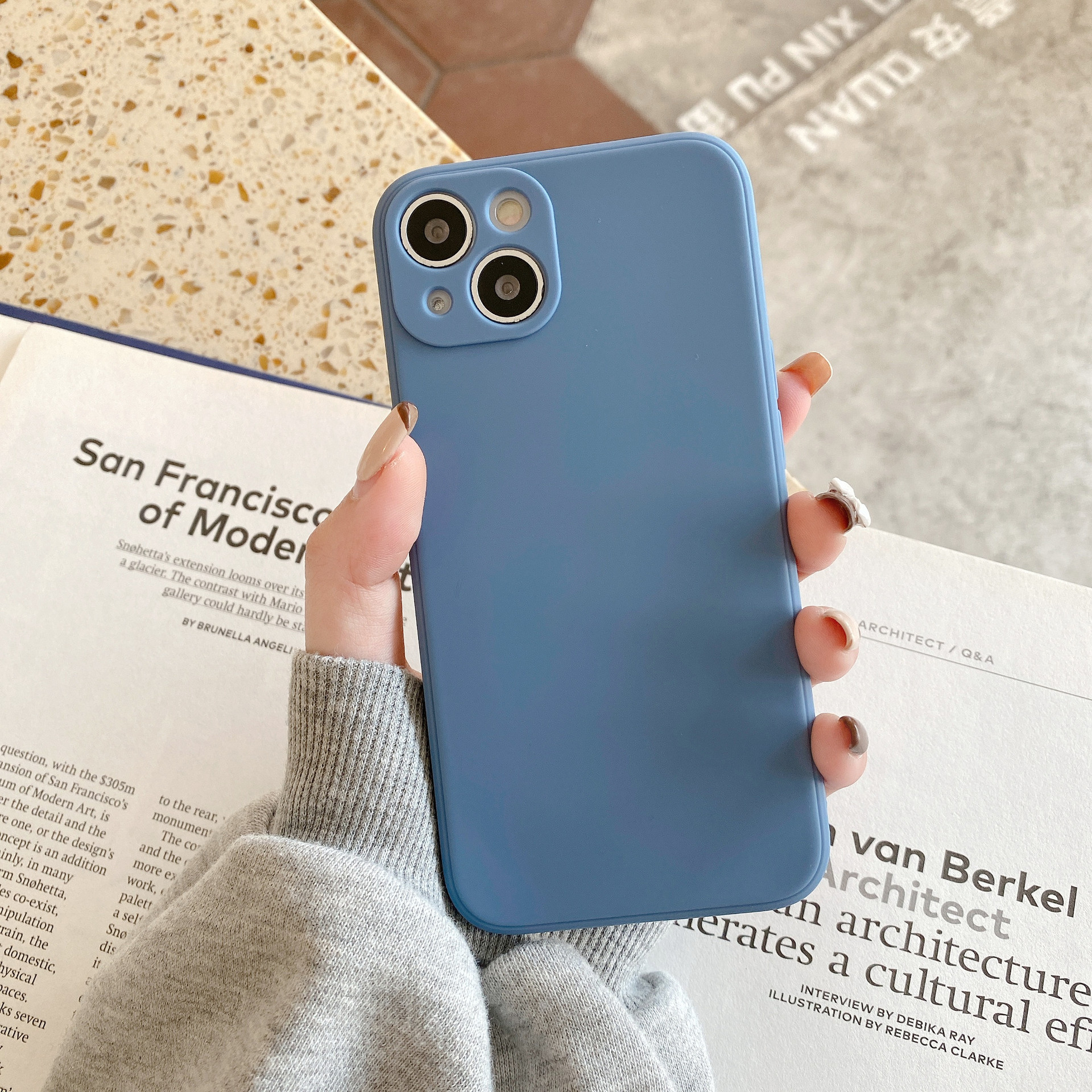 仿液态硅胶手机壳 液体シリコンケースiPhone15
