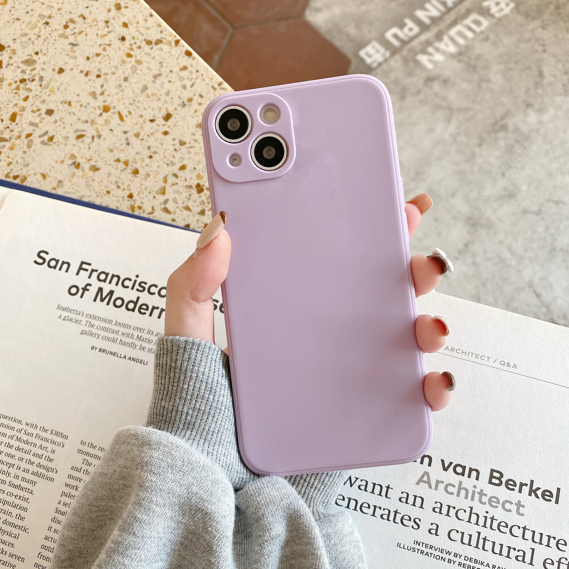 仿液态硅胶手机壳 液体シリコンケースiPhone15